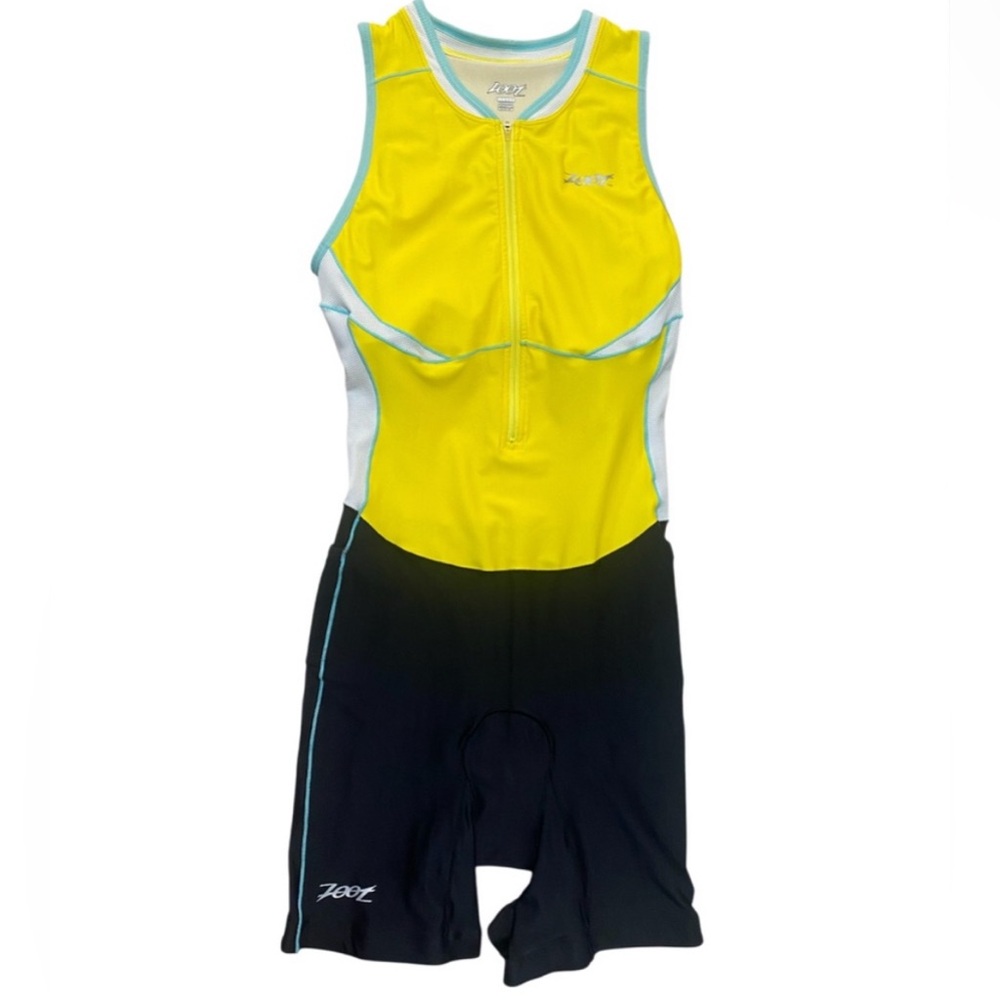 Zoot Yellow and Black Triathlon Suit Women’s Large